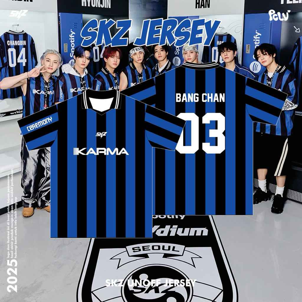 SKZ JERSEY // STRAY KIDS KARMA JERSEY // CEREMONY SKZ TSHIRT (Pre Order) - @preciouslove.co