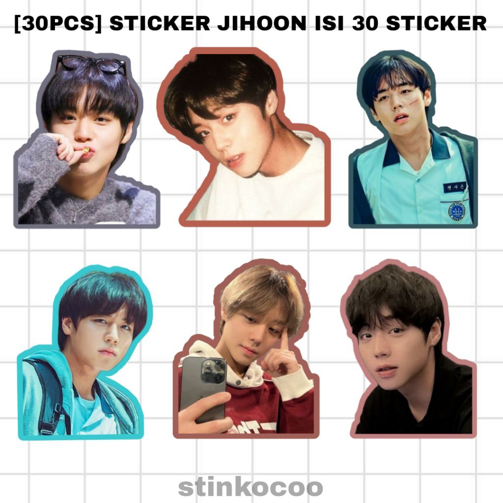 [30 ชิ้น] PARK JIHOON STICKERS CONTAINS 30 สติ๊กเกอร์