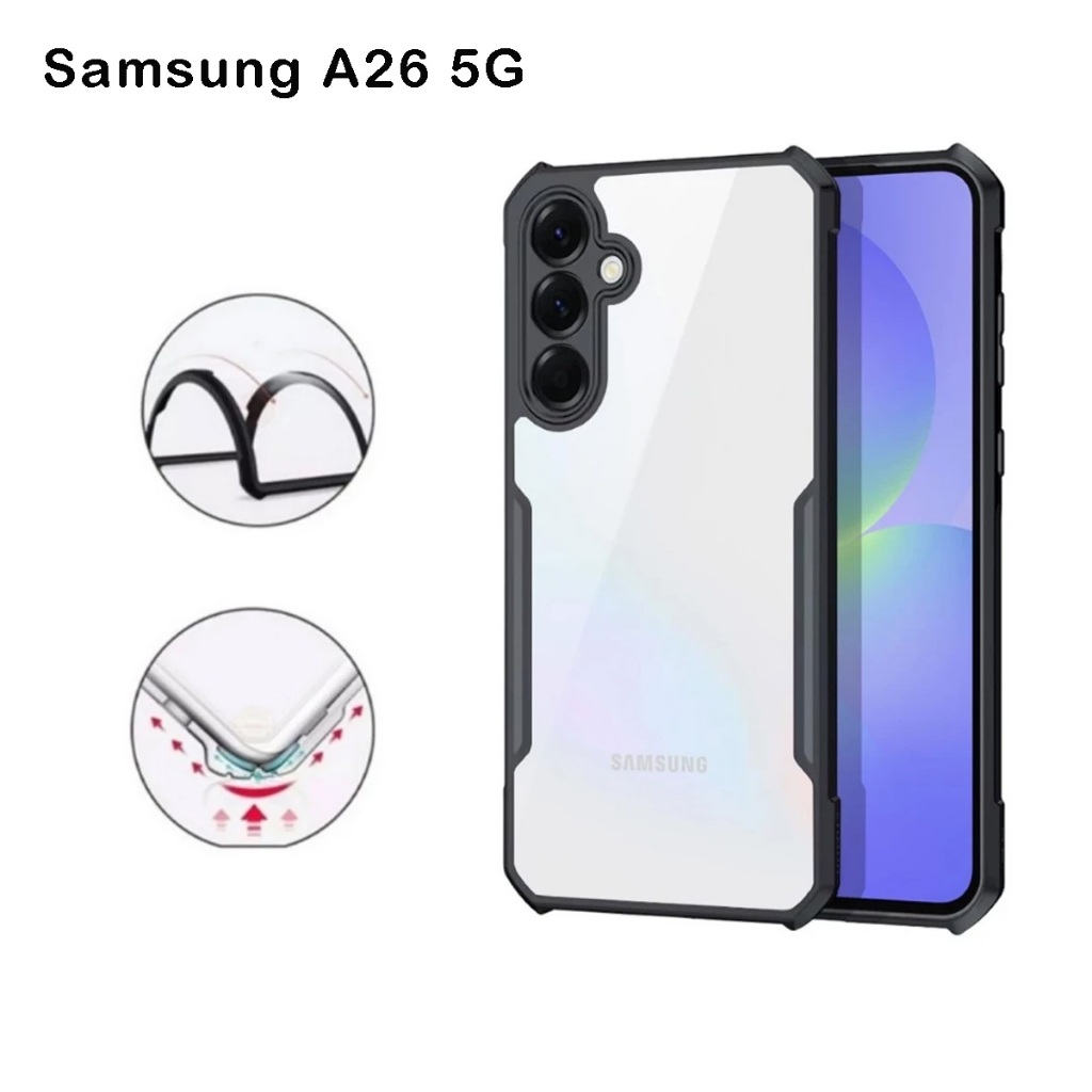 ล่าสุด Samsung A26 5G เคสใส Softcase Clear Back Cover