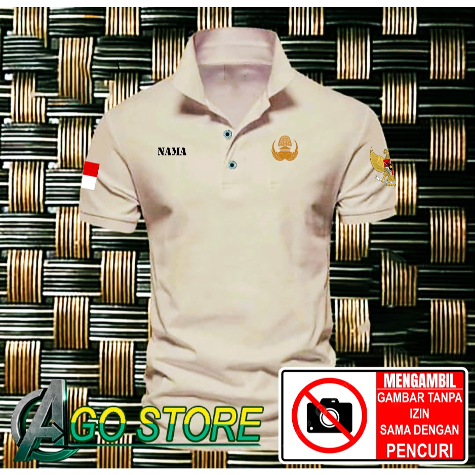 เสื้อคอปก เสื้อยืด เสื้อคอปก KOPRI ABDI STATE - ASN - PNS - PPPK UNISEX DTF SCREEN PRINTING AGOSTORE