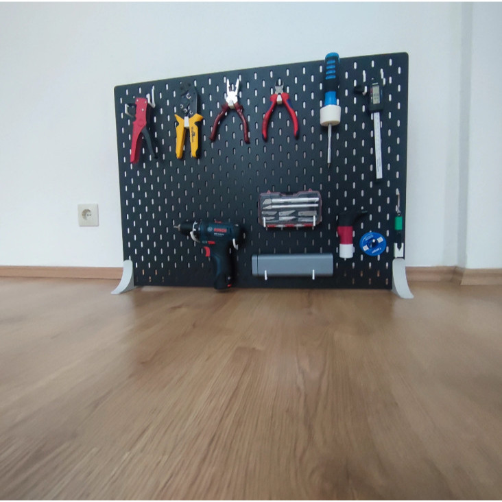 ขาตั้งโต๊ะ Pegboard / ขายึดโต๊ะพร้อมกระดานเจาะรู