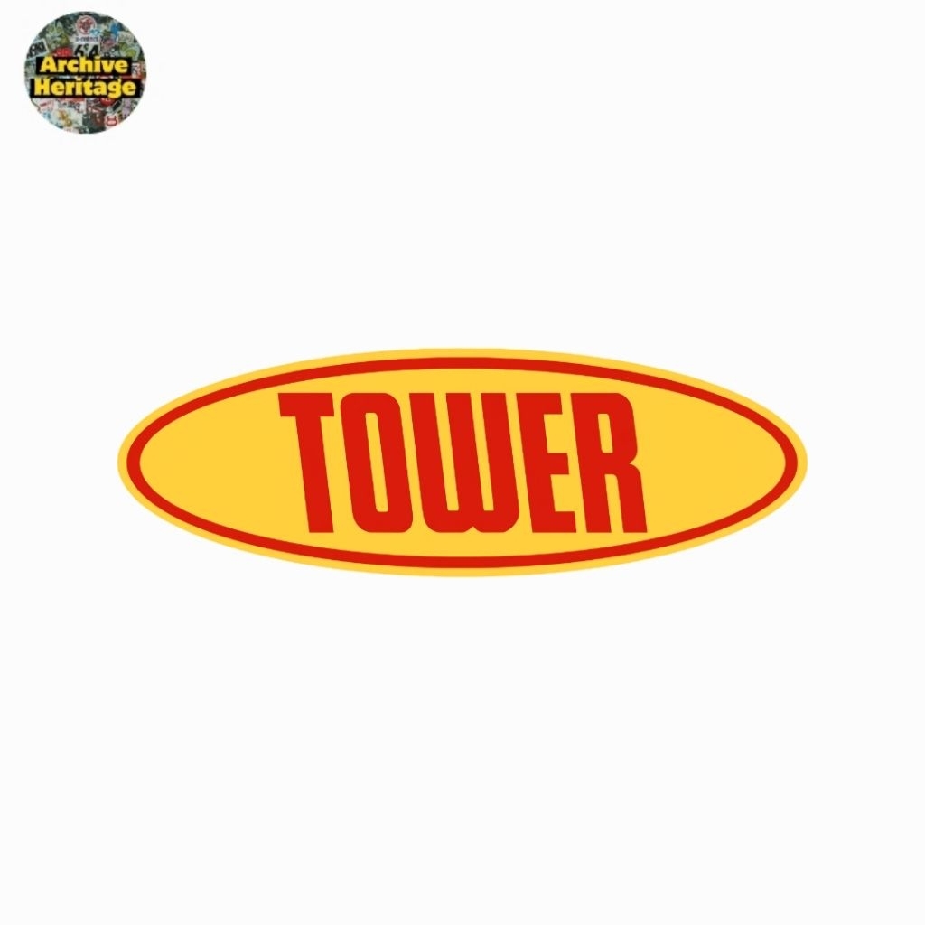 สติ๊กเกอร์ทาวเวอร์บันทึกส์ สติ๊กเกอร์วงดนตรีป้าย - รูปที่ 2