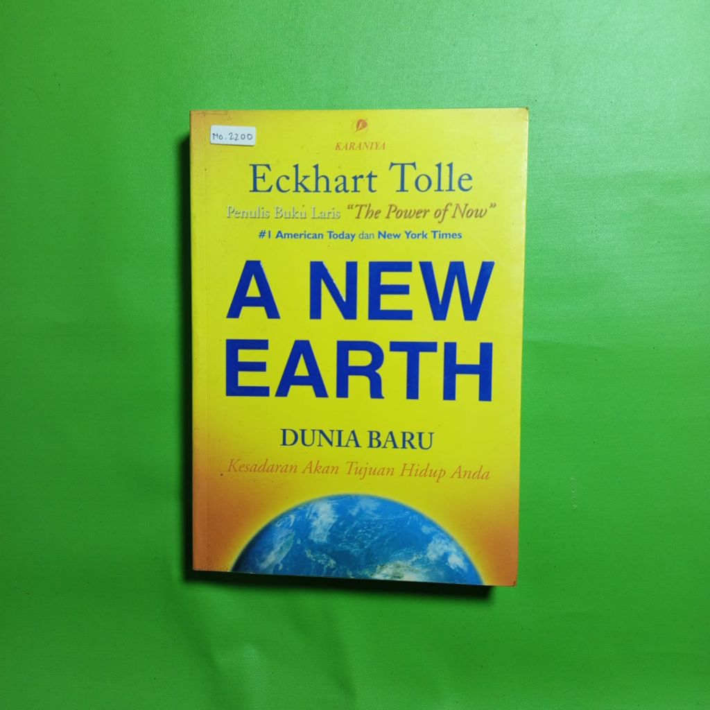 หนังสือต้นฉบับ A New Earth (โลกใหม่) - Eckhart Tolle