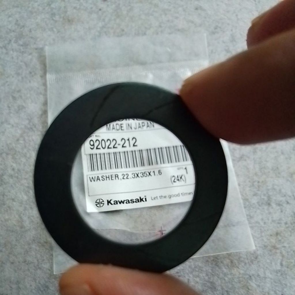 แหวนเครื่องซักผ้าทางเดียว kawasaki KLX 150 ดั้งเดิม ราคา ถูกที่สุด ดีลบีเคเค แกลเลอรีภาพที่ 4