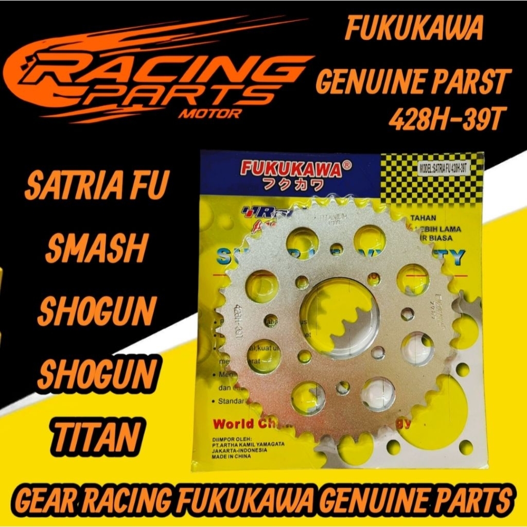 FUKUKAWA เกียร์หลัง Racing Gear รุ่น SSS Satria Fu 150 Satria Fu Facelift Shogun 125 Sp 428H-35T SD 