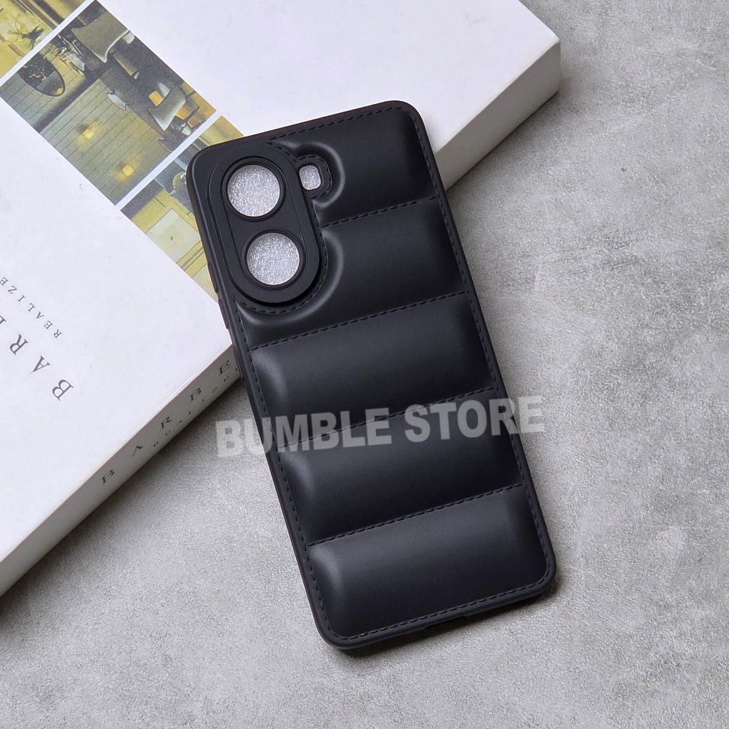 Poco X7 Pro 5G Case 3D Jacket Design / Macaron Case Black Motif Pillow Poco X7 Pro 5G