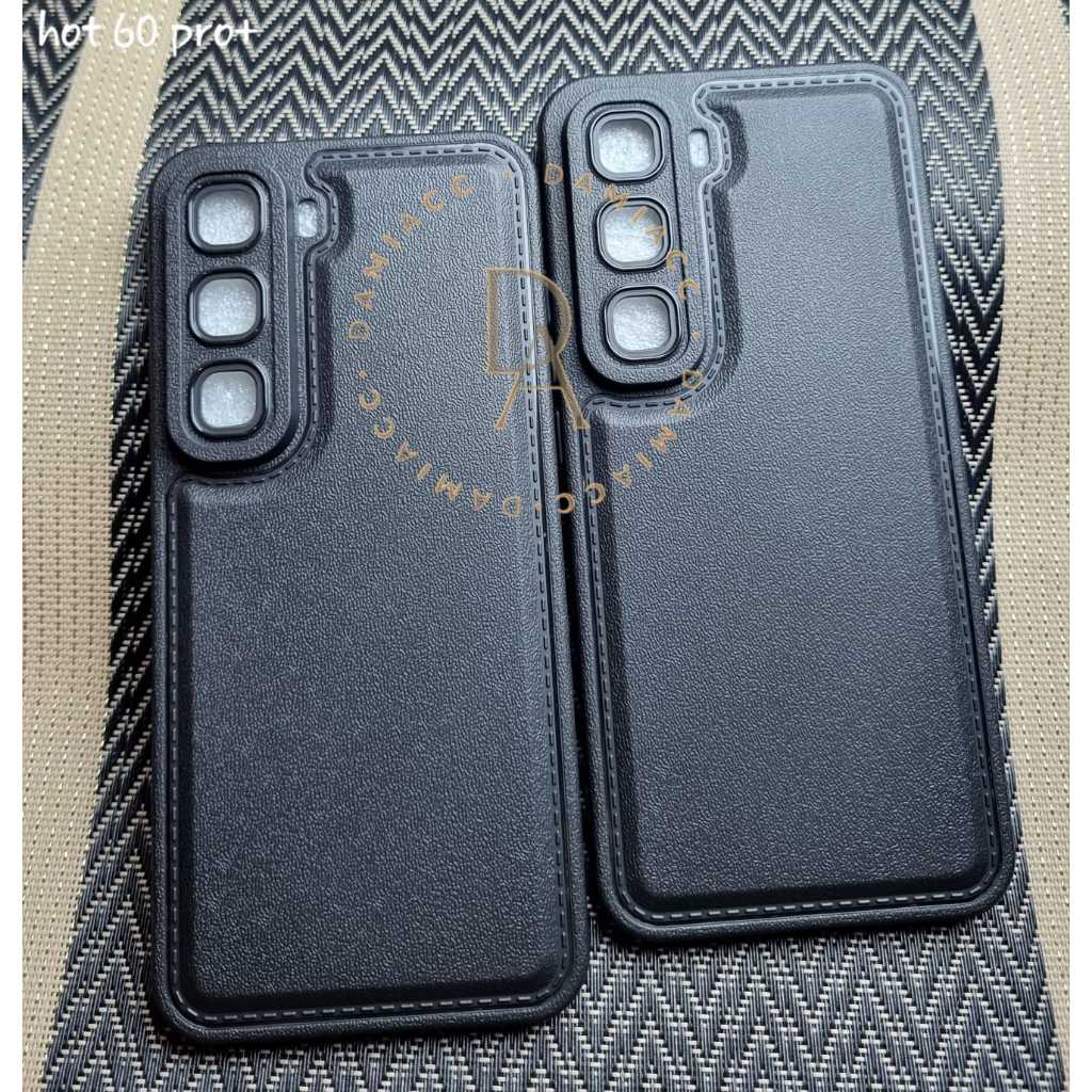 เคสหนัง infinix hot 60 pro plus hot 60 pro gt 10 pro gt 30 pro เคสสีดํา เคสเปลือกสีส้ม