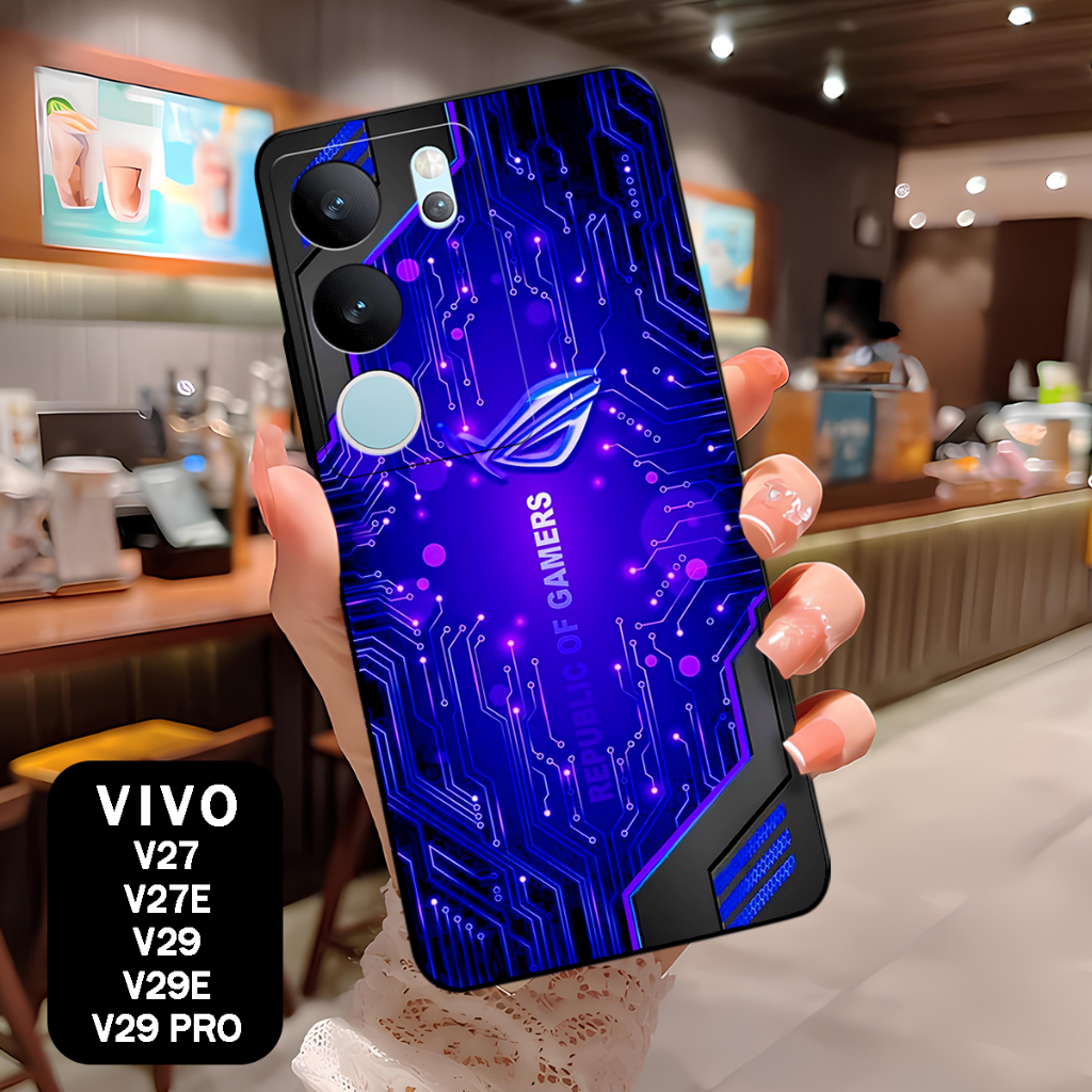 ( SD 7 ) เคสยางสําหรับ Vivo V27 l V27E l V27 PRO l V29 l V29E l V29 PRO l ซิลิโคน SOFCASE CASING GIR