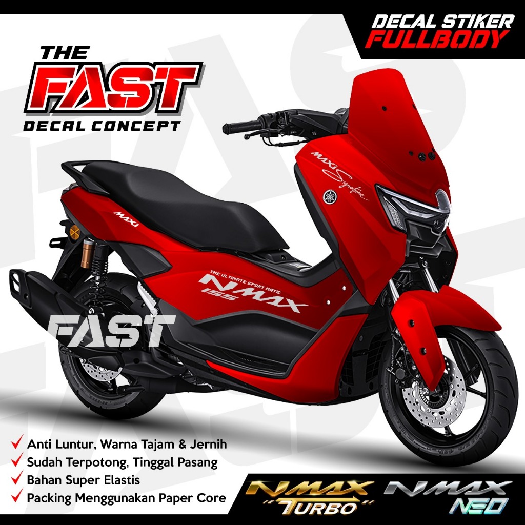 ล่าสุด NMAX TURBO Decals NMAX TURBO สติ๊กเกอร์ - NEO 2024 Fullbody_Borok สี variations Cool สติ๊กเกอ