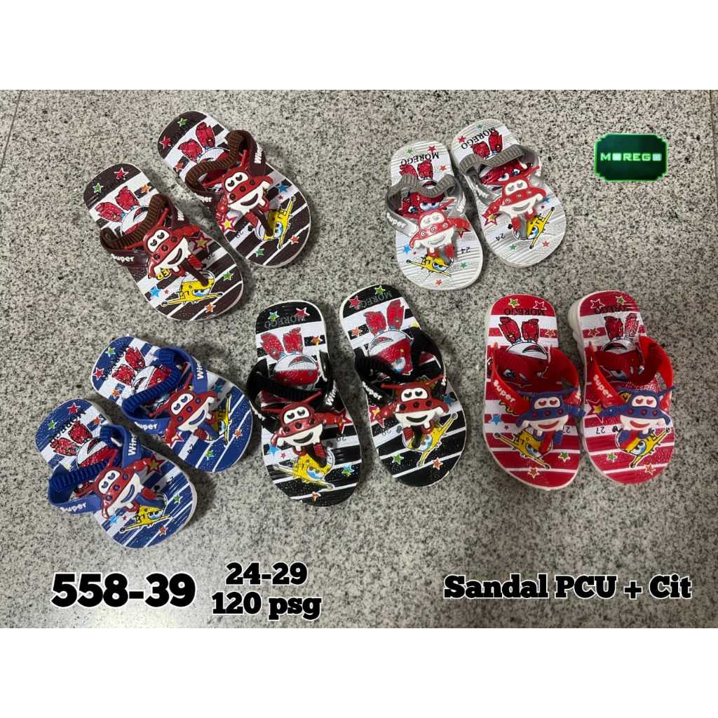 รองเท้าแตะสําหรับเด็ก Cit Cit Wings Character With Let Strap