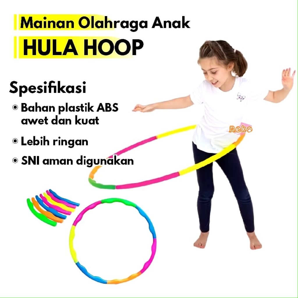 KIDZONAA - HULLA HOOP / HULAHUP / HOLA HOLLA DANCING CHILDREN ADULTS (HH S-9 HA/HH K-8 HA)