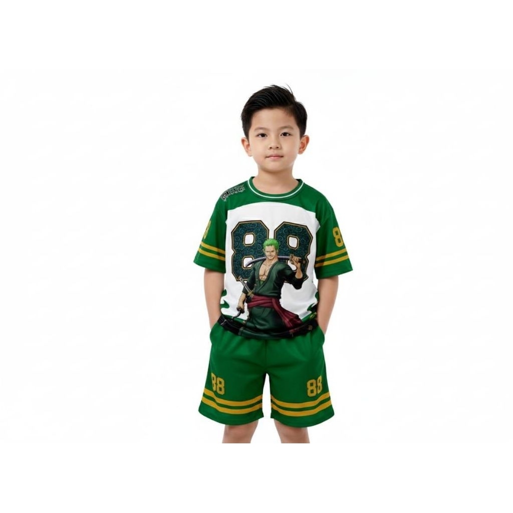 ￼One piece Jersey Kids T-Shirt Set 1-8 ปี oversize boxy