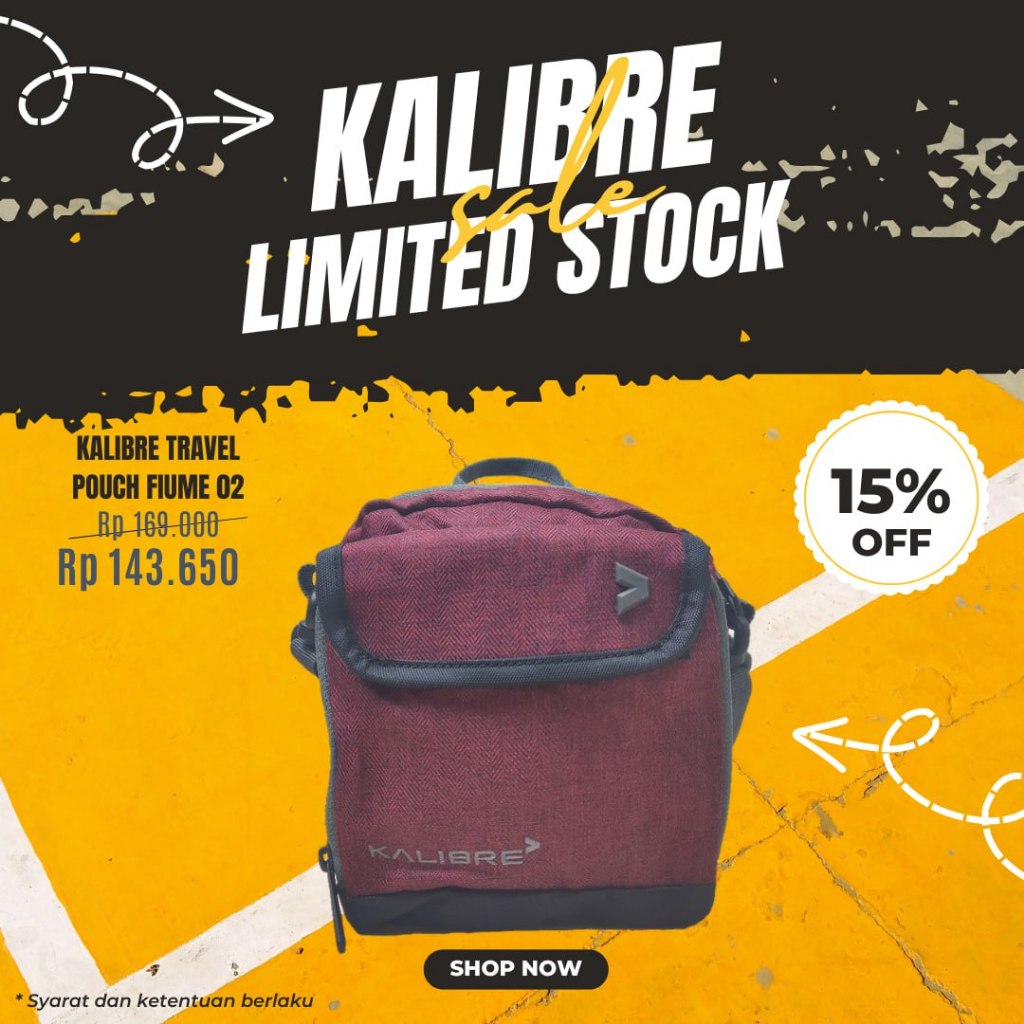 KALIBRE Calibre Mens Travel Pouch Sling Bag FIUME 02 ศิลปะ 921255646