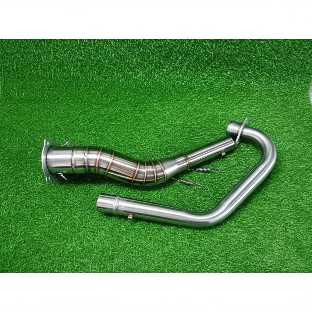 ข้องอสแตนเลสสําหรับ Raider 150/Xrm110/Xrm125 พร้อม ADAPTER