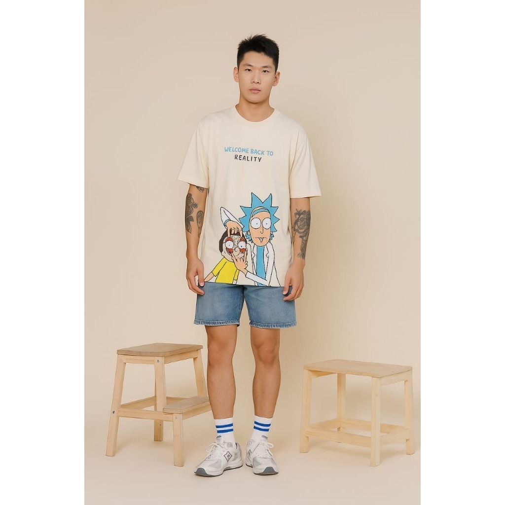 KATUN เสื้อยืดผู้ชาย 999 Cotton Material ML XL Import