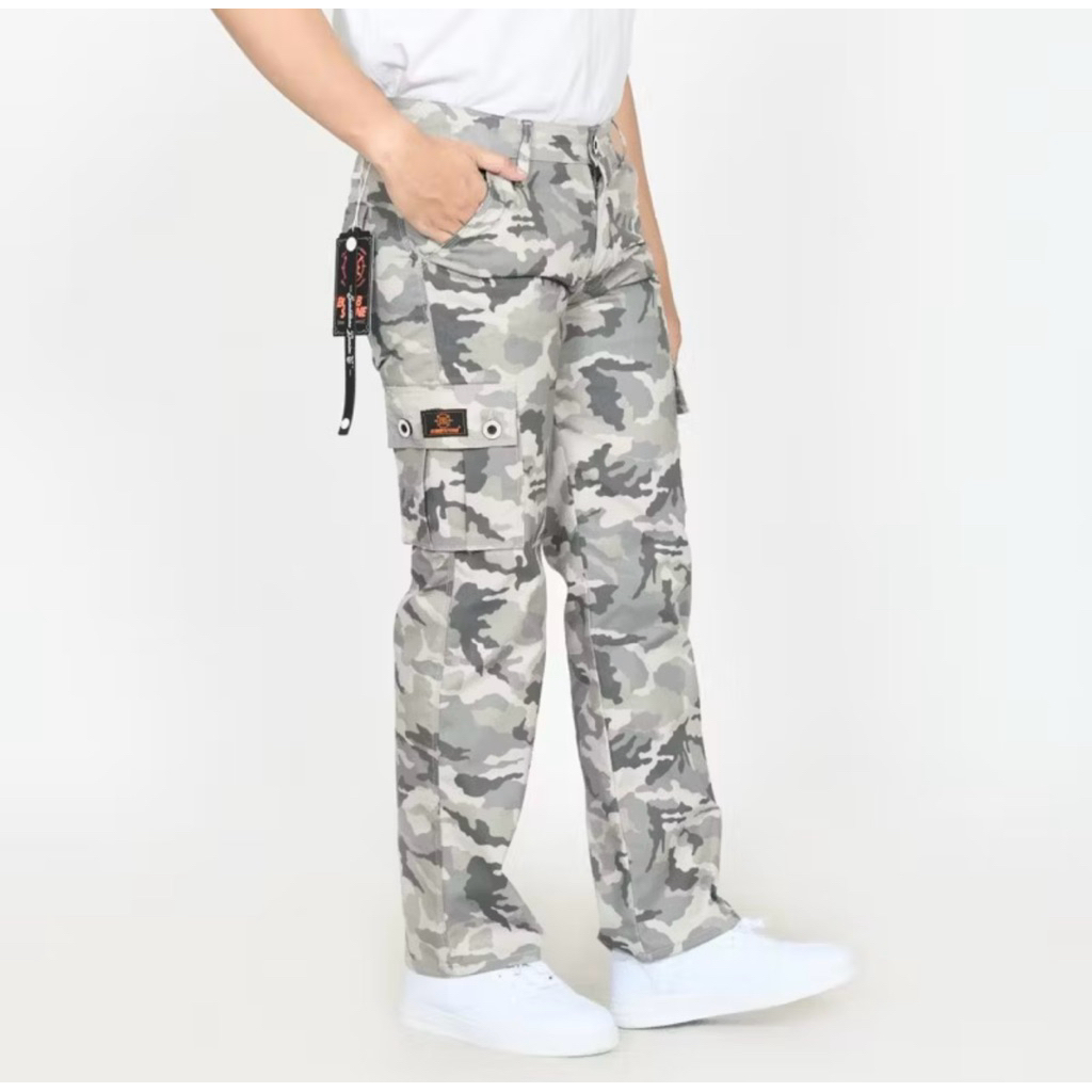 - JUMBO BIGSIZE CAMO CARGO LONG PANTS 27-44 / BAGGY CAMO LONG PANTS - กางเกง GOMBRANG - กางเกง CAMO 