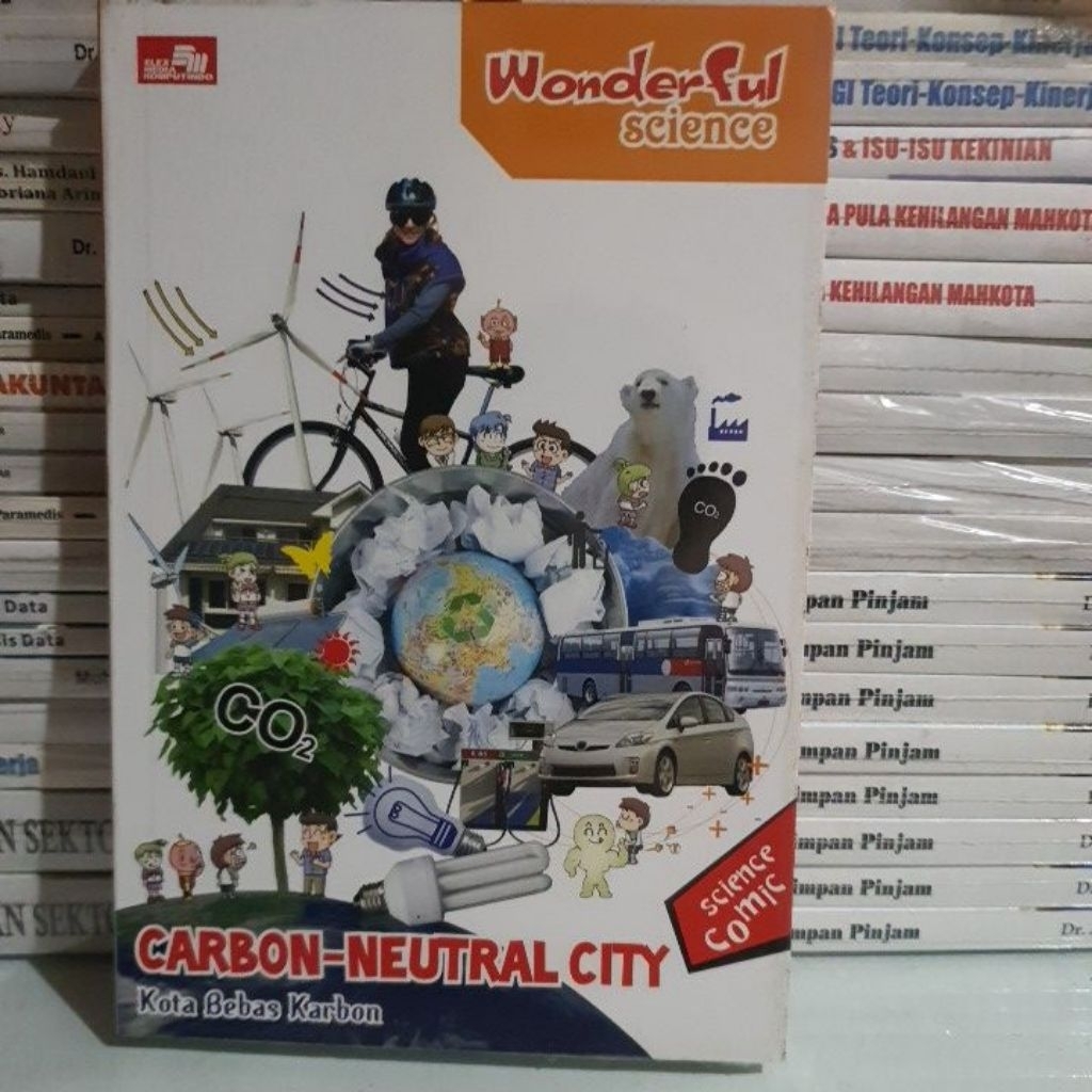 ต้นฉบับ WONDERFUL SCIENCE CARBON NEUTRAL CITY BOOK - CARBON-FREE CITY - SCIENCE COMIC