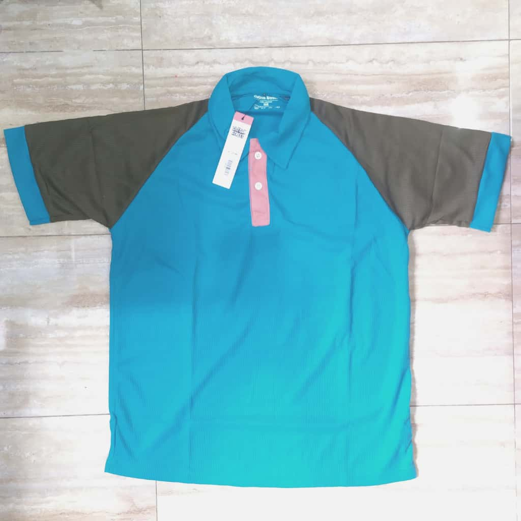 เสื้อโปโล COTTON STREET WAFFLE TOSCA PINK PEACH
