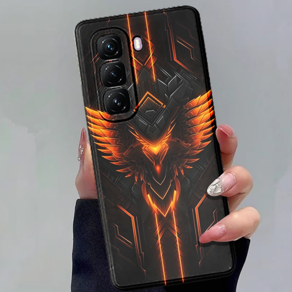 Softcase เข้ากันได้กับ Infinix Hot 50 4G 5G Cool Logo Motif - NR20