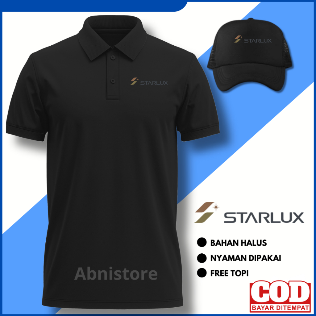 เสื้อโปโล Starlux เสื้อ Starlux เสื้อคอปก Starlux