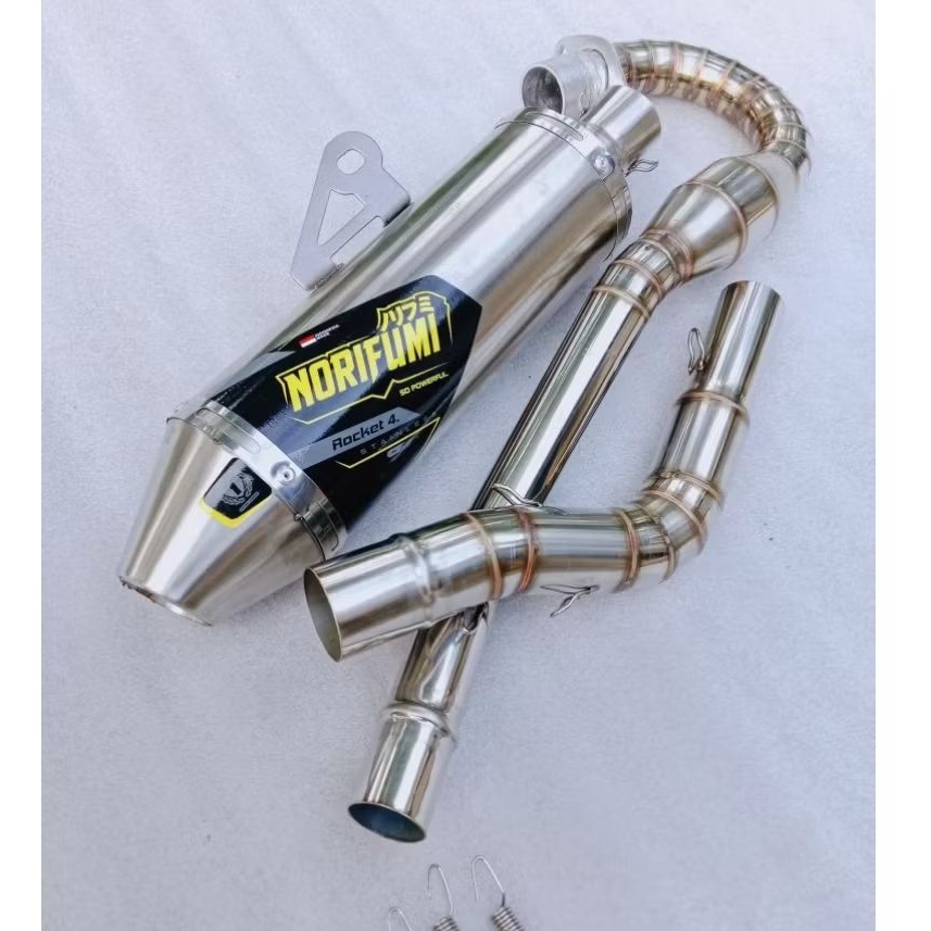 ท่อไอเสียแข่ง ksr110, ksr110pro crf 150l, crf230, xr200, xr 150 ท่อไอเสีย klx 150 slg bf Ksr 110 nor