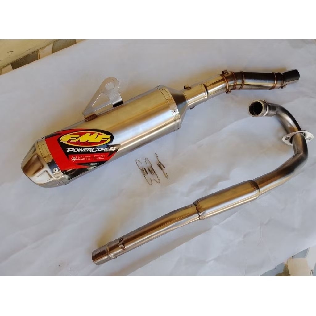 (ครบชุด) FMF ท่อไอเสีย 38 มม. สําหรับ xr 150 xr200 xtz 125 xtz150 crf 150 klx 150 klx140 ท่อ ksr 110