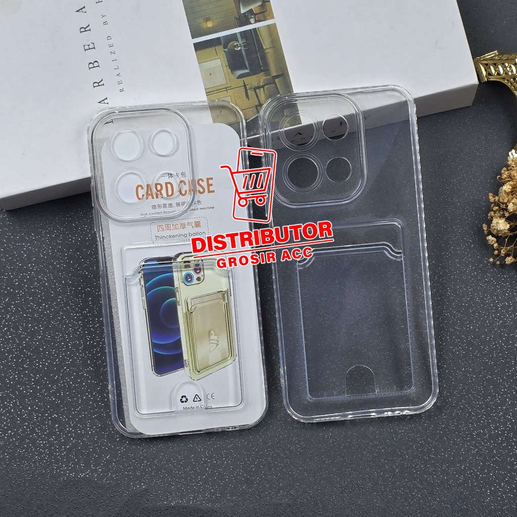POCO C85 SOFTCASE CARD CASE CLEAR CARD SLOT CASE POCO C85