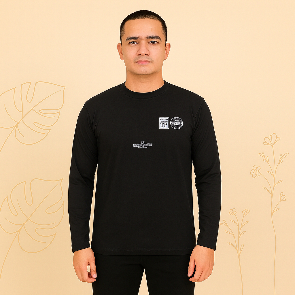 Dbest Premium เสื้อยืดแขนยาว เสื้อยืดผู้ใหญ่ เนื้อหา 6 ชิ้น