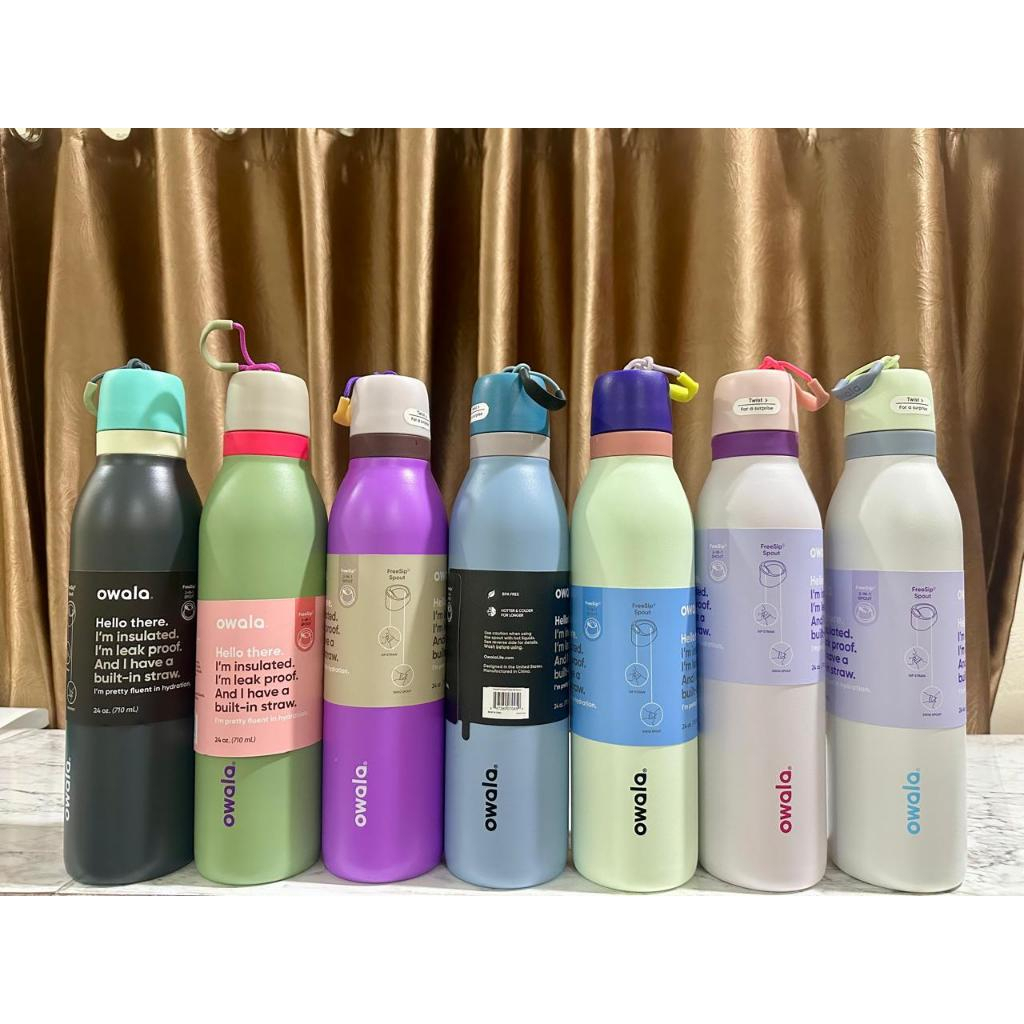 โลโก้และขวดดื่มสแตนเลส NON-LOGO 24OZ/710ML TUMBLER SIMILAR TO OW*ALA DUAL SIP ROTATING MODEL สามารถซ