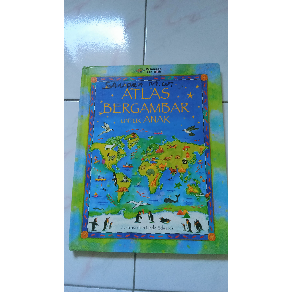 Atlas ภาพประกอบสําหรับเด็ก - Linda Edwards