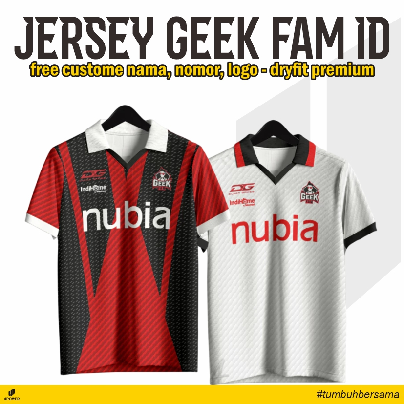 ใหม่ล่าสุด GEEK FAM ID S16 JERSEY 2025 - เสื้อยืด GEEK FAM ID 2025 - GEEK FAM MOBILE LEGEND
