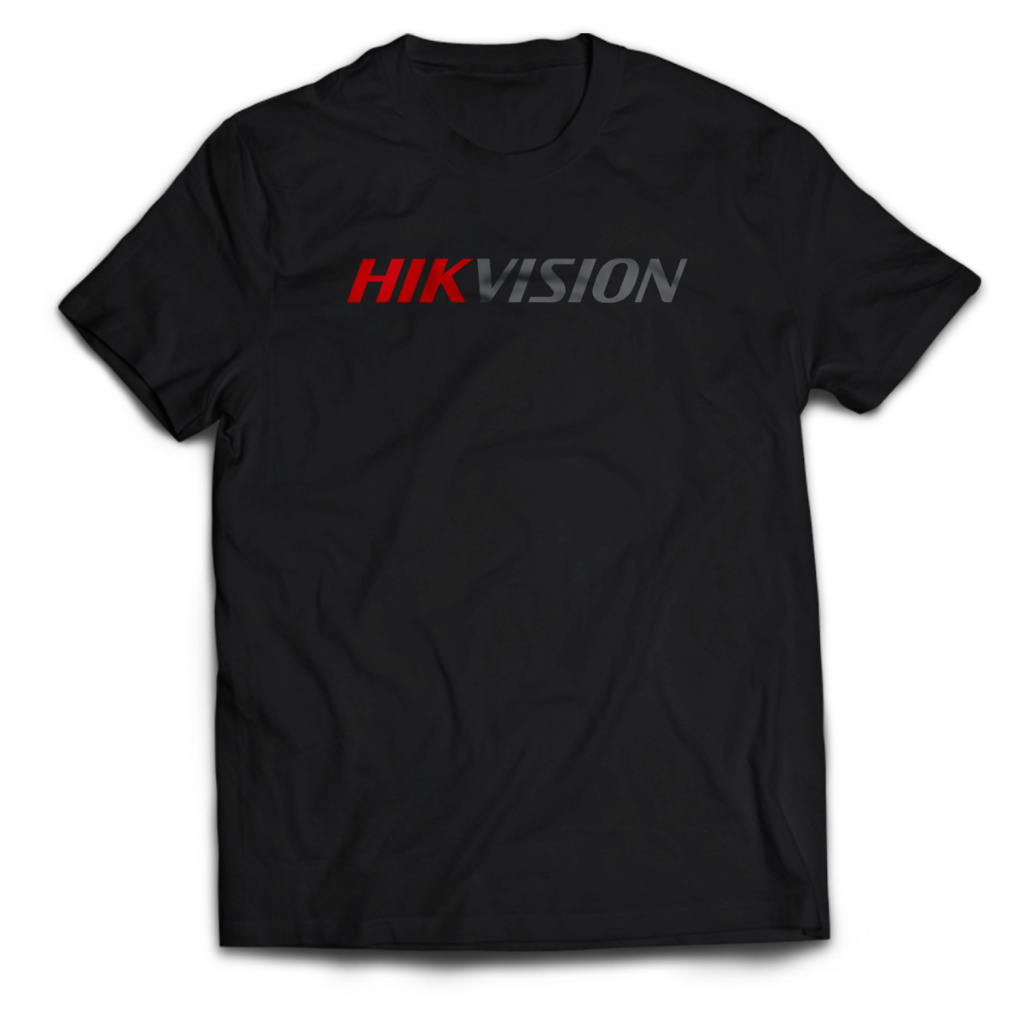 HIKVISION เสื้อยืดผู้ชาย CCTV Technician Adult Unisex Tops PakeKaos