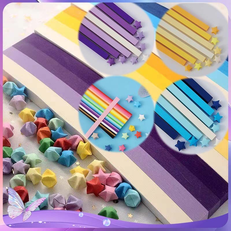 เนื้อหากระดาษ Origami 540 Star กระดาษพับ Star Origami Star Paper Pastel Star Origami Paper