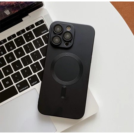 Mag Flex Magsafe แหวนเคสซิลิโคน iPone 14/15 Plus รองรับ Magsafe ไร้สายชาร์จโทรศัพท์แม่เหล็ก Softcase