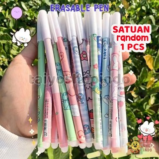 TAIYO Erasable Pen Gel Pulpen Bisa Di Hapus 0.5mm Pena Ajaib Magic Ballpoint Karakter