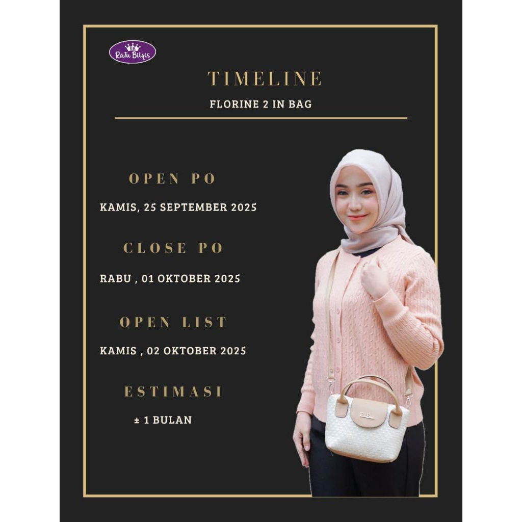 [PRE ORDER 25 SEP - 01 OCT] Florine 2 In Bag by Ratu Bilqis