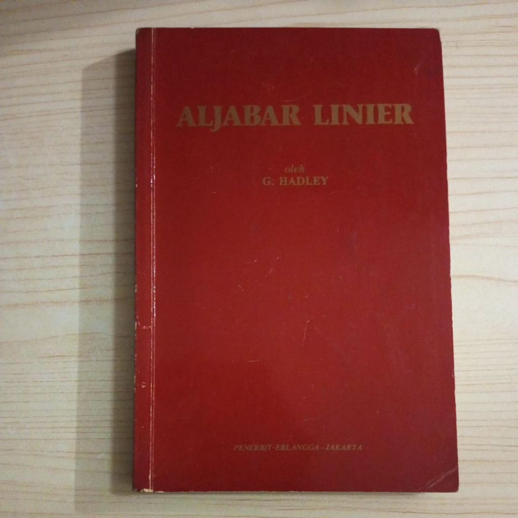 ALJABAR LINIER BOOK BY G HADLEY