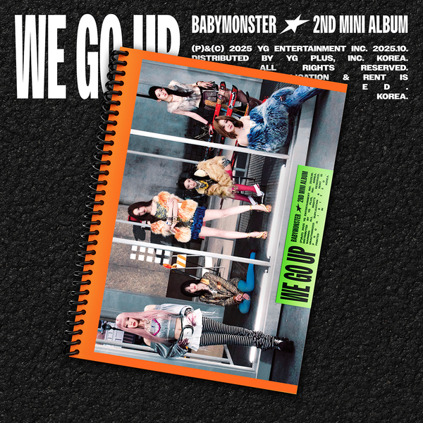 [PO REG] BABYMONSTER 2nd MINI ALBUM - WE GO UP (GO Ver.)