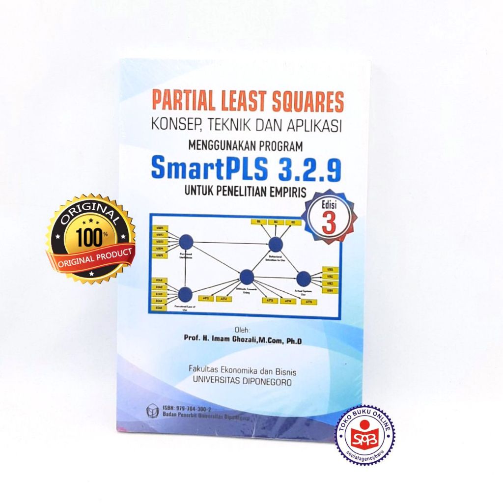 สี่เหลี่ยมยีสต์บางส่วนโดยใช้โปรแกรม SmartPLS 3.2.23 EDITION - Imam Ghozali