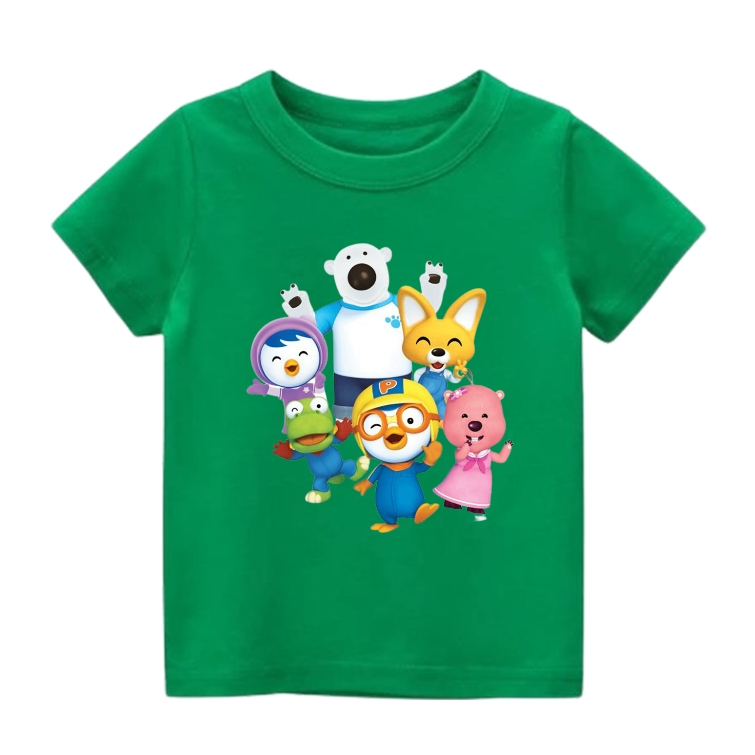 เสื้อยืด Pororo Friends สําหรับเด็กชายและเด็กหญิง - เสื้อผ้า Pororo - เสื้อ Pororo สําหรับเด็ก