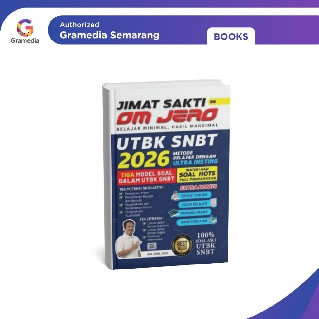 Gramedia - UTBK 2026 om Jero Amulet Sakti หนังสือเรียน (สื่อ)