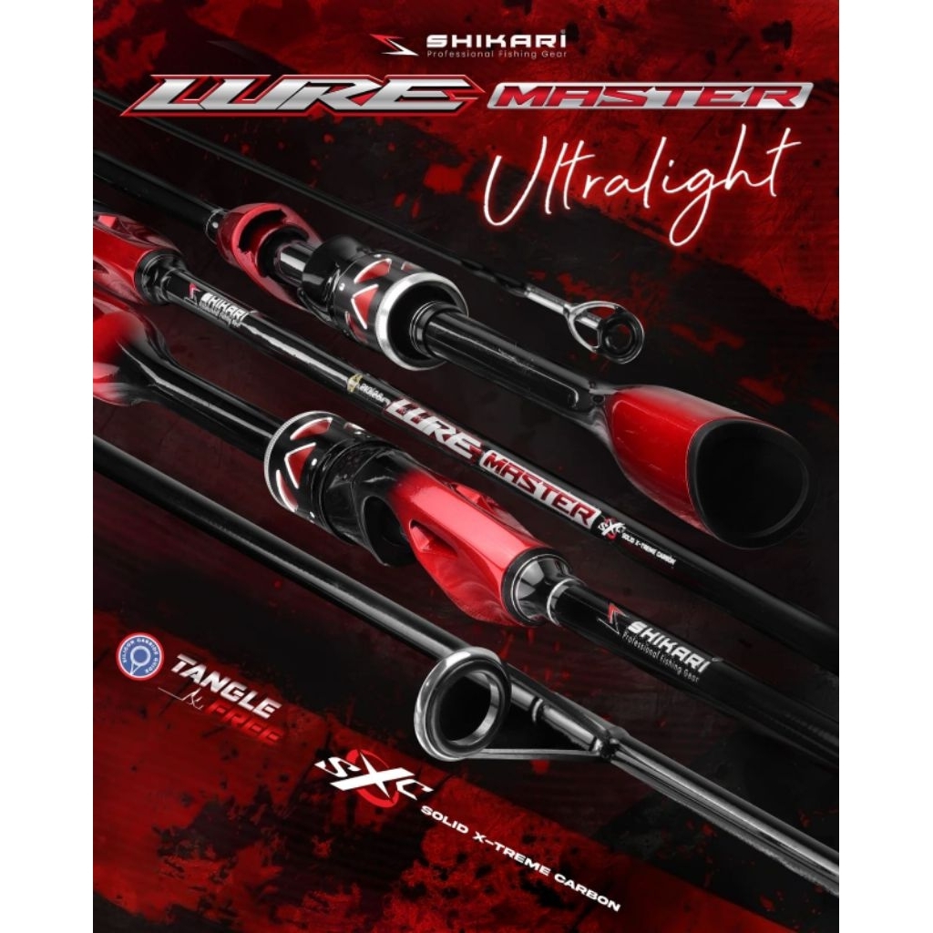 UL SHIKARI LURE MASTER 210 2-6 LB ROD / CARBON SOLID UL JS