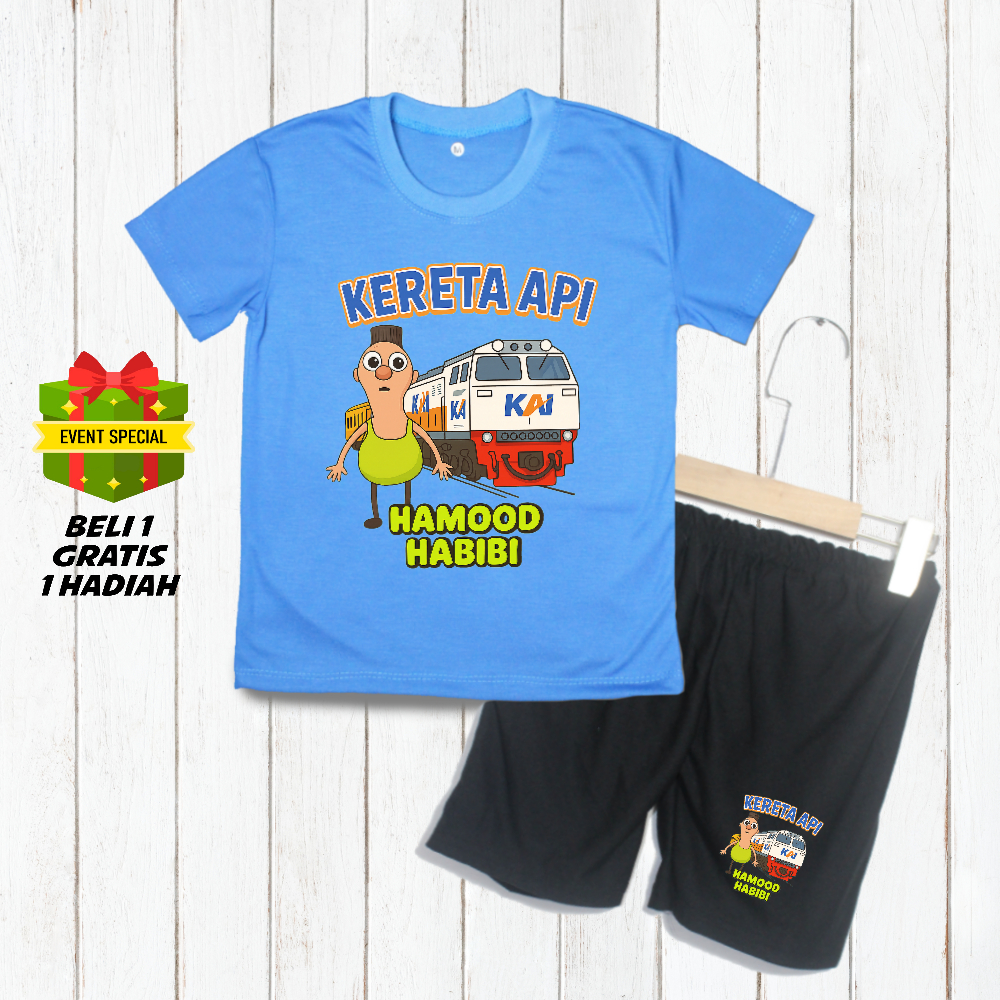 Hamood Habibi ชุดเสื้อยืดชายประเภท 12 Kai Cool สบาย DTF หน้าจอการพิมพ์ Bonus ของขวัญ Distro เสื้อผ้า