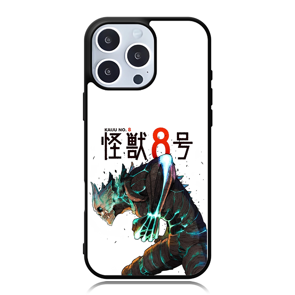IPhone Case 16 15 14 13 12 11 X XR Xs 8 7 6 5 Plus Pro Max Softcase Kaiju No. 8