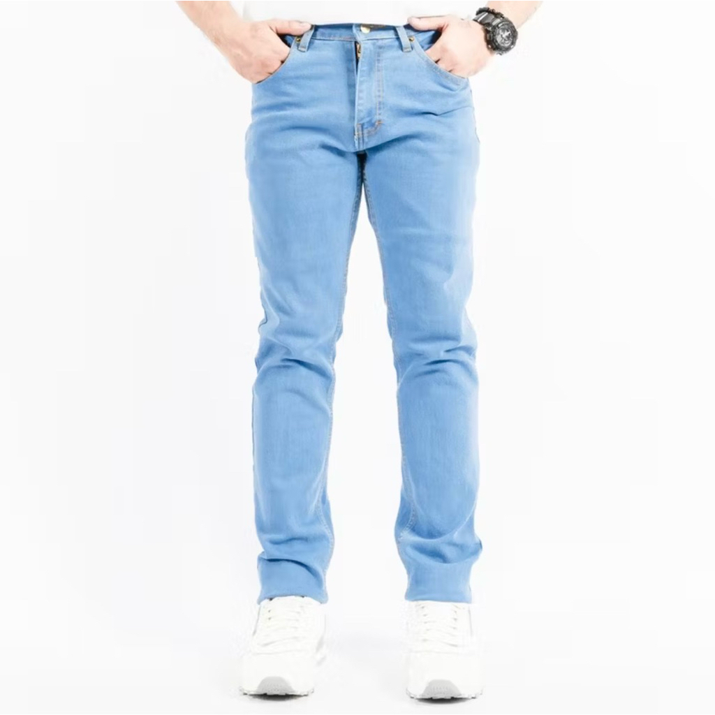 REGULAR JEANS BY AULYA CLOTHING REGULAR JEANS KOREAN LOOK DENIM JEANS
