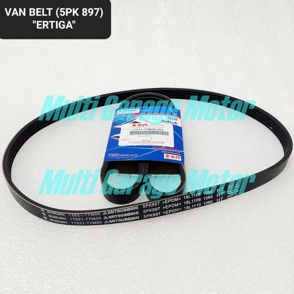 Van Belt Fanbel Fan V Belt สายพัดลมหม้อน้ํา Suzuki ERTIGA เก่า 2012 - 2017 All New Swift 5PK 897 Ori