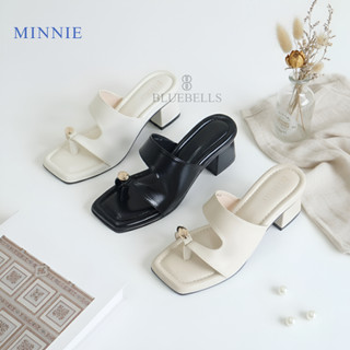Bluebells MINIE Sendal Slop Heels Wanita 5cm (Tersedia Size 36-44)