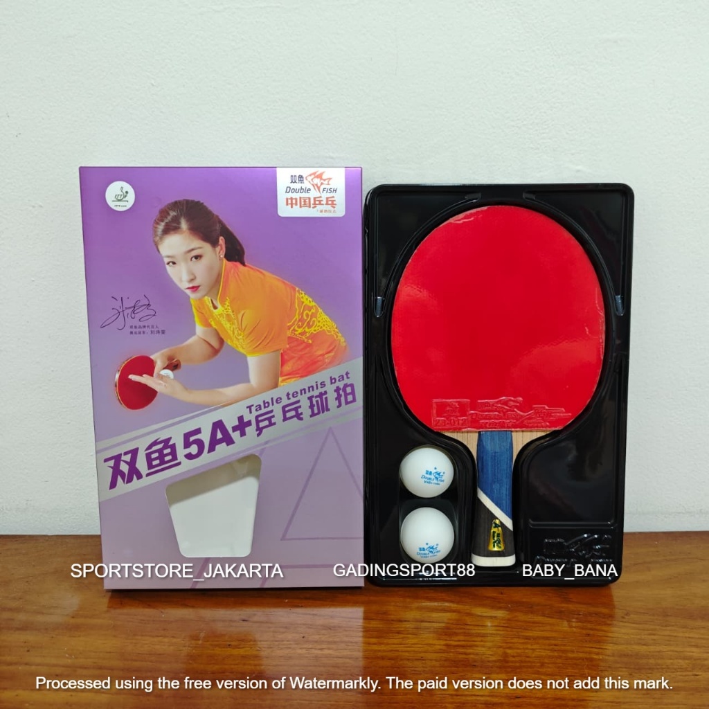 ไม้ปิงปอง ORIGINAL Double Fish 5A+ - Double Fish 5A+ ไม้ปิงปอง - Double Fish 5A+C ไม้ปิงปอง