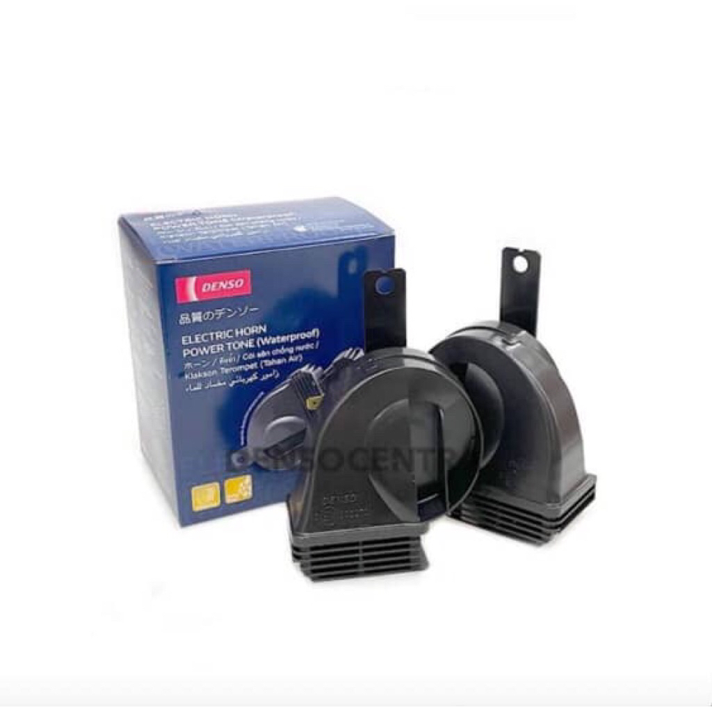 Denso 3390 กันน้ํา 12 โวลต์ Double Socket Pin Terminal 2 High & Low Tone Fan Fare Horn