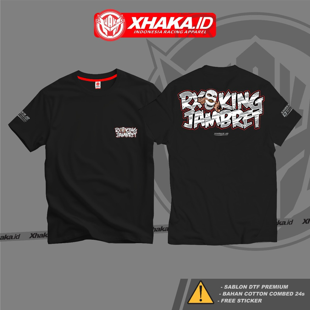 Original RX KING JAMBRET เสื้อยืด By XHAKA ID คุณภาพสูงพรีเมี่ยมหวี 24S ฟรีสติกเกอร์ Unisex